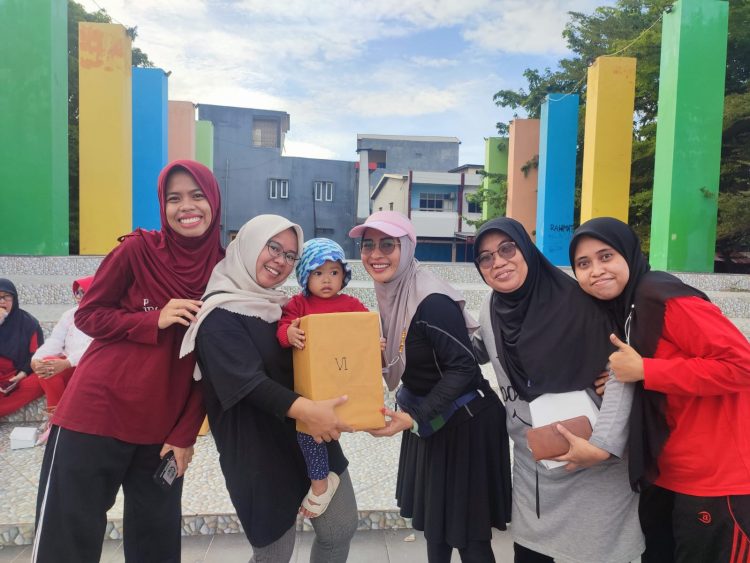 Staf Disparbud Kepulauan Selayar ikuti kegiatan Senam Pagi di Taman Pelangi