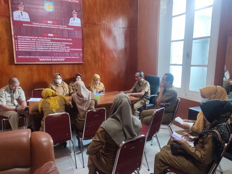 Kadisparbud Laksanakan Rapat Evaluasi Kawasan Wisata Tamamelong