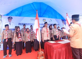 Hari Pariwisata Sedunia ke-42, Ketua Kwarcab Gerakan Pramuka Kepulauan Selayar Lantik Majelis dan Pengurus Saka Pariwisata