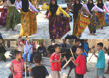 Persiapkan Tarian Kreasi Untuk Event Festival Takabonerate 2022 di Bahuluang, DISPARBUD Libatkan Siswa/i SD dan SMP Bahuluang