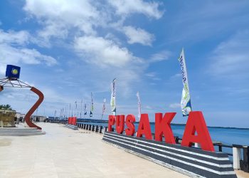 Jelang Grand Opening Festival Takabonerate, Warna – Warni Umbul – Umbul Mulai Hiasi Taman Pusaka