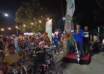 Serunya Gowes Keliling Kota Benteng dalam Acara Selayar Bicycle Night 2022
