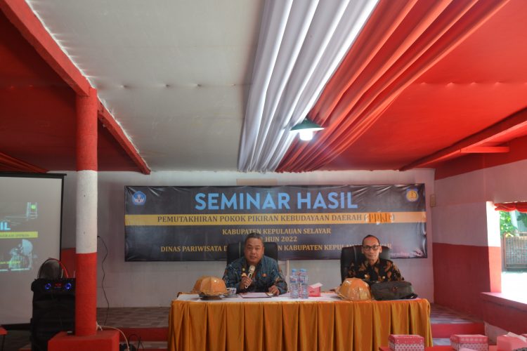 Sekda Selayar Buka Seminar Akhir Pemutakhiran Pokok Pikiran Kebudayaan Daerah (PPKD) Selayar