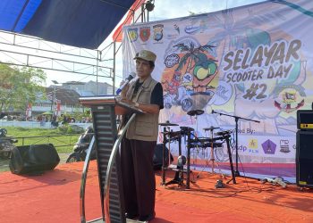 Wabup Saiful Arif Buka Selayar Scooter Day #2, Ajak Nikmati Keindahan Alam Bumi Tanadoang