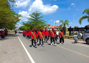Semarak HUT ke- 80 RI: OPD, Instansi Vertikal, Organisasi Wanita sampai Pelajar SMA Ramaikan Lomba Gerak Jalan Ceria dan Lomba Drum Band di Selayar
