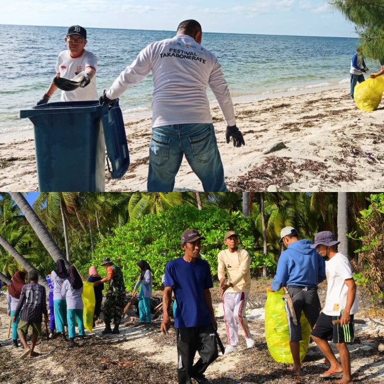 Dukung Program Daerah Silajara Tangkasa’, Kadisparbud Selayar dan Jajaran Lakukan Aksi Gerakan Wisata Bersih Bersama Masyarakat Desa Bahuluang