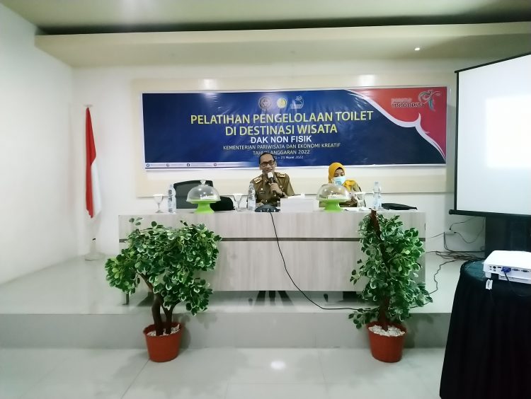 Buka Pelatihan Pengelolaan di Destinasi Wisata, Kadis Pariwisata dan Kebudayaan tekankan pentingnya kebersihan toilet