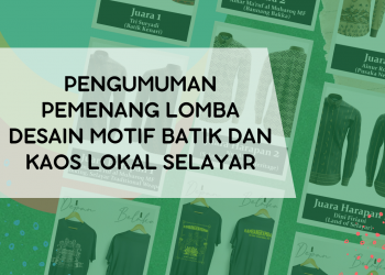 UPTD. Museum Nekara Umumkan Hasil Akhir Lomba Desain Motif Batik dan Kaos Lokal Selayar, Selamat Kepada Para Pemenang!
