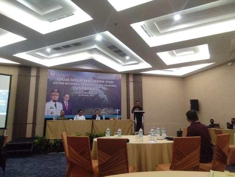 Ikuti Focus Group Discussion SISPARNAS Tahun 2022, DISPARBUD Selayar Utus Surveyor SISPARNAS