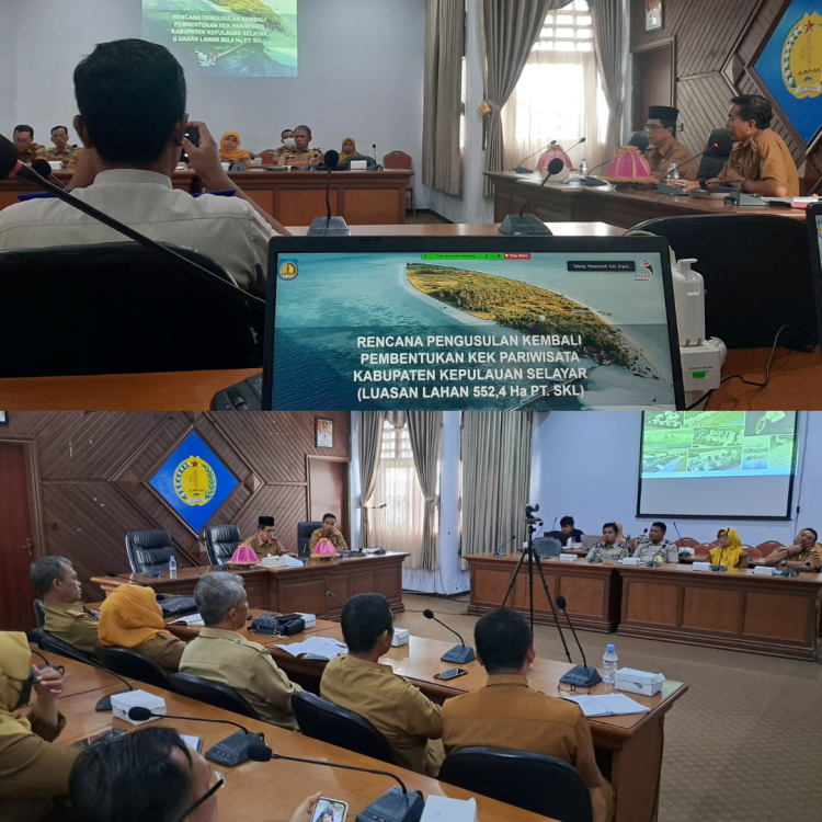 Rencana Pengusulan Kembali Pembentukan KEK Pariwisata Selayar, Disparbud Lakukan Audiensi dengan Setdenas KEK