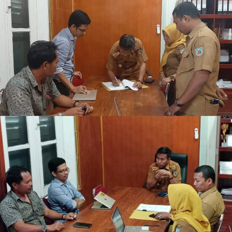 Penyediaan Data Potensi Bahari, Disparbud Selayar dan Rekanan Teken Kontrak Kegiatan Pemetaan Spot Diving