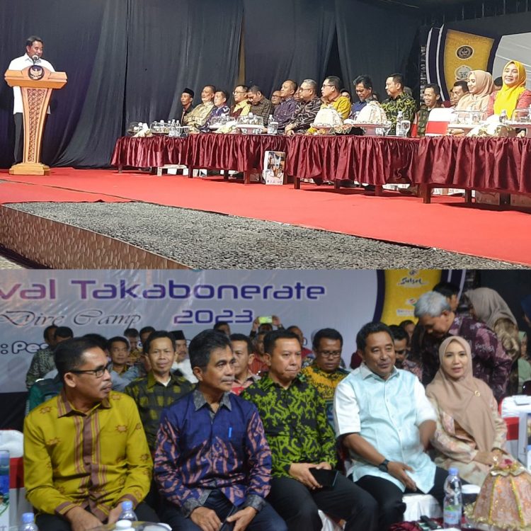 Buka Festival Takabonerate & Dive Camp 2023, Pj. Gubernur Sulsel Yakin Pesona Alam Taka Bonerate Selayar Harus Dibawa ke Dunia Internasional