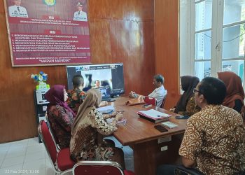 Dukung Program Kemenkomarves, Plt. Kadisparbud Ikuti Zoom Meeting Sosialisasi Program Bangga Berwisata di Indonesia (BBWI)