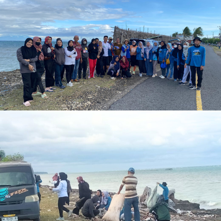 Jelang Mudik Lebaran, Disparbud Kepulauan Selayar Lakukan Kerja Bakti dan Bersih Pantai