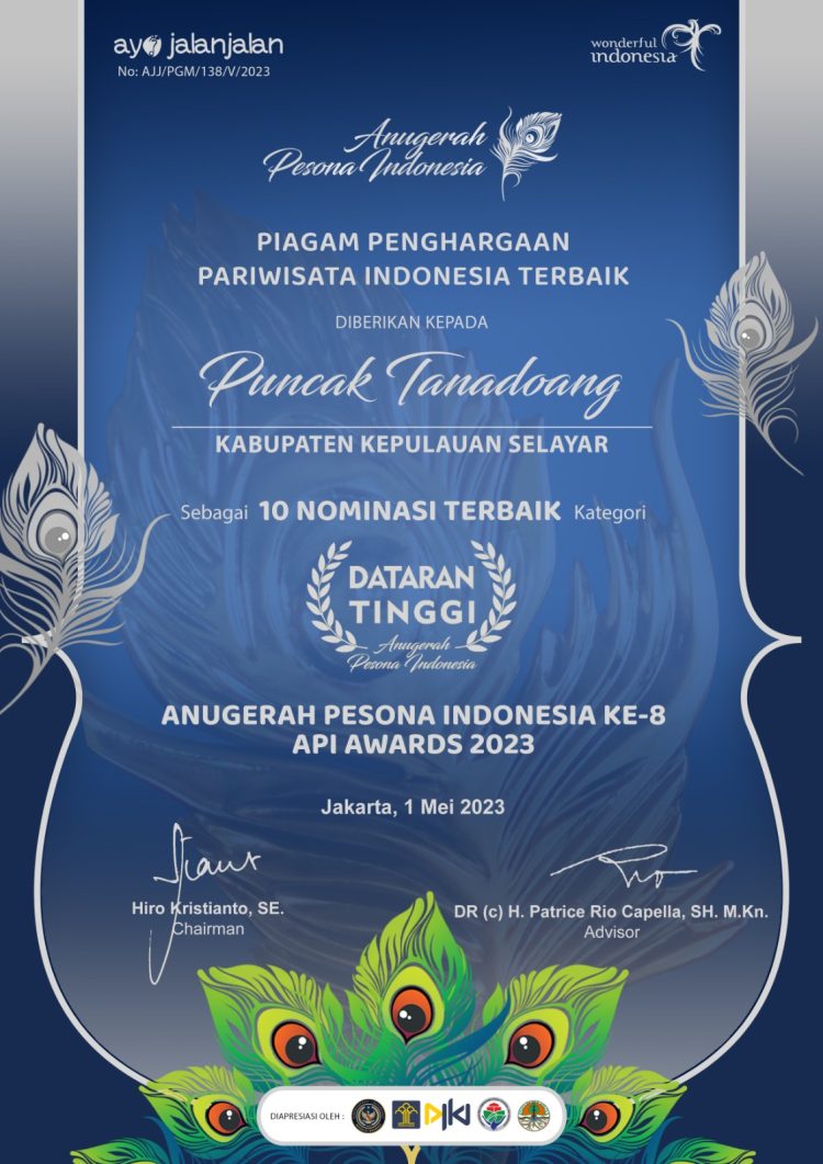 Anugerah Pesona Indonesia (API) Award - Selayar