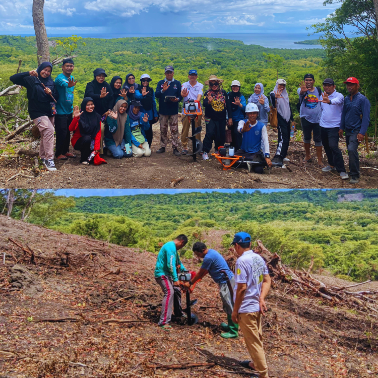 Kadisparbud Pastikan Kesiapan Lahan GEMERLAP Lewat Penggalian Lubang Tanam di Desa Lowa, Kecamatan Bontosikuyu